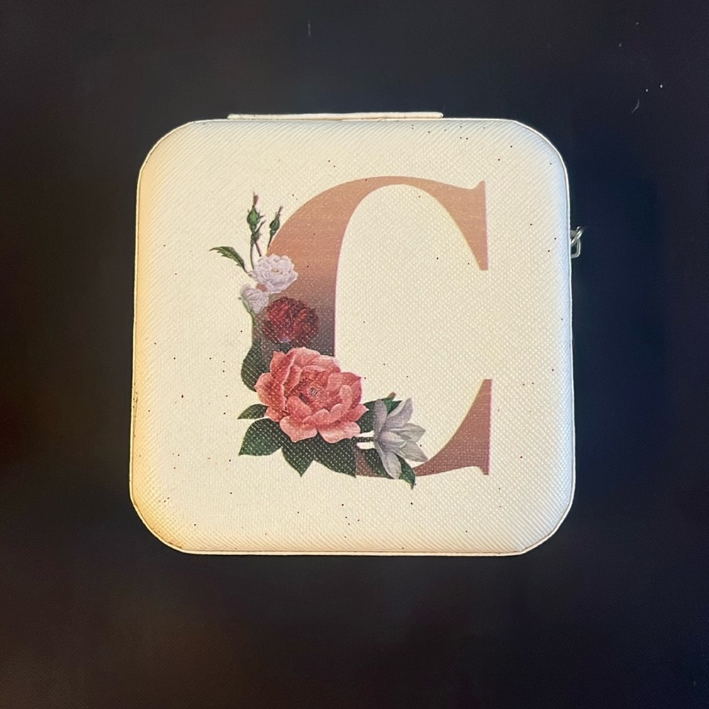 Initial C Jewelry Box